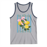 Funny Les Citrons Fruits Frais Tank Top Summer Lemon Tropical Coquette - Wonder Print Shop