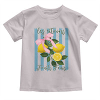 Funny Les Citrons Fruits Frais Toddler T Shirt Summer Lemon Tropical Coquette - Wonder Print Shop
