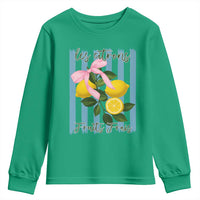 Funny Les Citrons Fruits Frais Youth Sweatshirt Summer Lemon Tropical Coquette - Wonder Print Shop