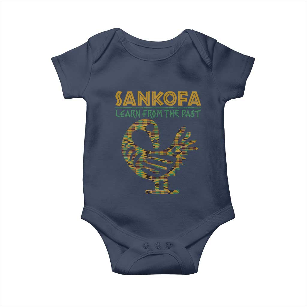 Sankofa Learn From The Past Baby Onesie African Bird Black History Akan Pattern