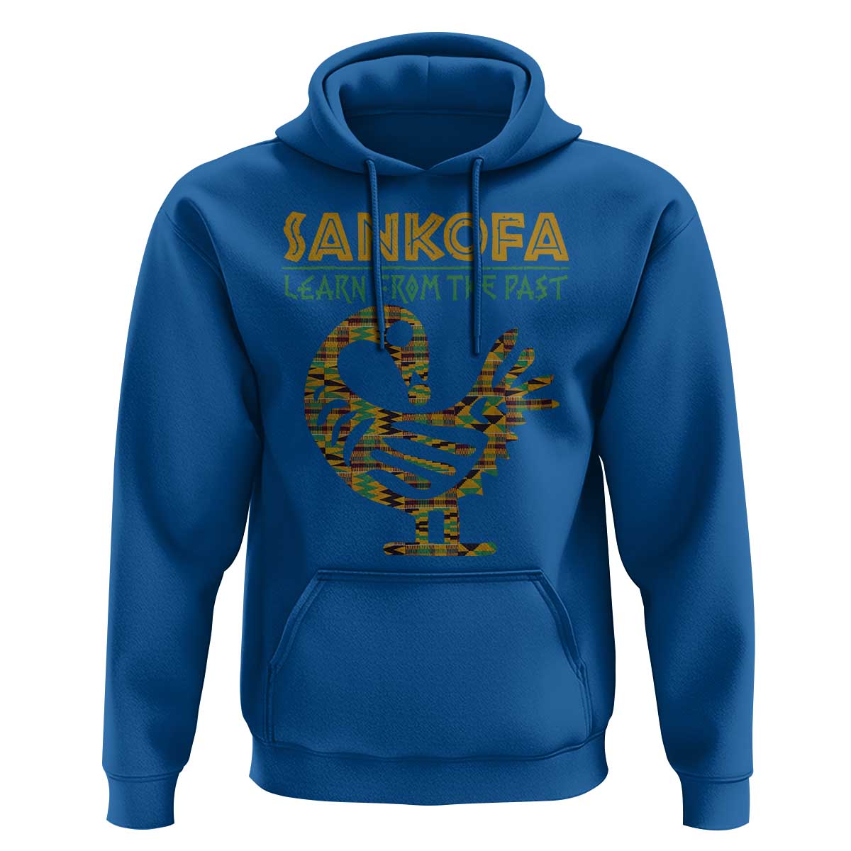 Sankofa Learn From The Past Hoodie African Bird Black History Akan Pattern