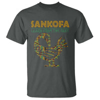 Sankofa Learn From The Past T Shirt African Bird Black History Akan Pattern