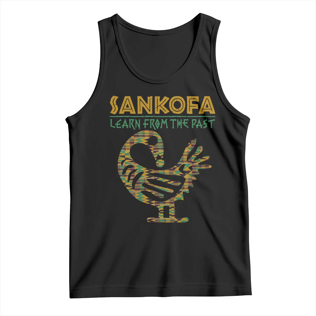 Sankofa Learn From The Past Tank Top African Bird Black History Akan Pattern