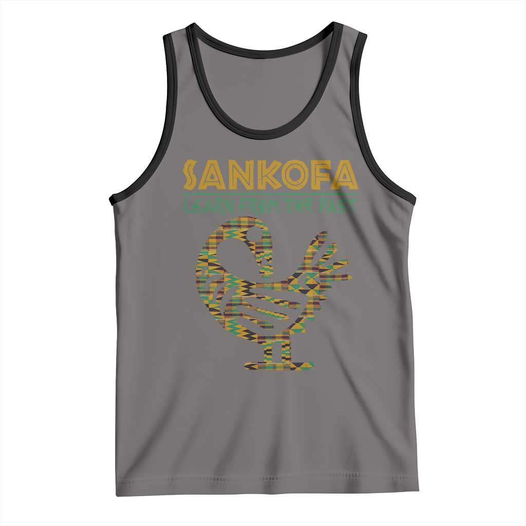 Sankofa Learn From The Past Tank Top African Bird Black History Akan Pattern