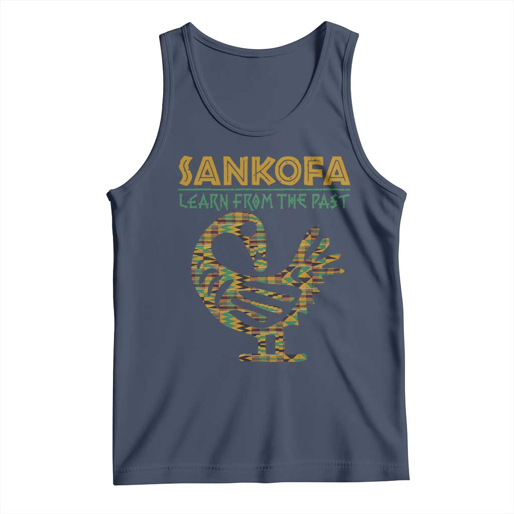 Sankofa Learn From The Past Tank Top African Bird Black History Akan Pattern