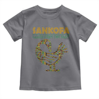 Sankofa Learn From The Past Toddler T Shirt African Bird Black History Akan Pattern