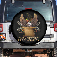 Emancipation Proclamation Spare Tire Cover Juneteenth End of Slavery Bald Eagle