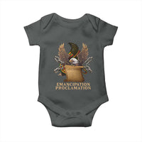 Emancipation Proclamation Baby Onesie Juneteenth End of Slavery Bald Eagle