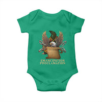 Emancipation Proclamation Baby Onesie Juneteenth End of Slavery Bald Eagle