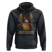 Emancipation Proclamation Hoodie Juneteenth End of Slavery Bald Eagle