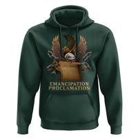 Emancipation Proclamation Hoodie Juneteenth End of Slavery Bald Eagle