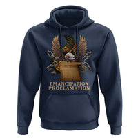 Emancipation Proclamation Hoodie Juneteenth End of Slavery Bald Eagle
