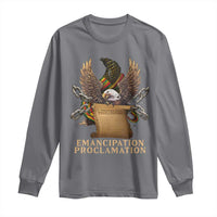 Emancipation Proclamation Long Sleeve Shirt Juneteenth End of Slavery Bald Eagle
