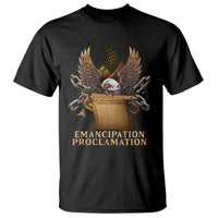 Emancipation Proclamation T Shirt Juneteenth End of Slavery Bald Eagle