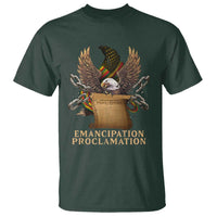 Emancipation Proclamation T Shirt Juneteenth End of Slavery Bald Eagle
