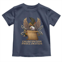 Emancipation Proclamation Toddler T Shirt Juneteenth End of Slavery Bald Eagle