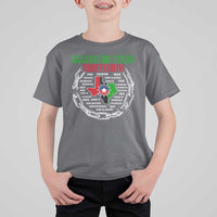 Juneteenth Galveston Texas T Shirt For Kid Break The Chain Freedom Since 1865