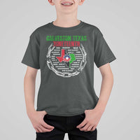 Juneteenth Galveston Texas T Shirt For Kid Break The Chain Freedom Since 1865