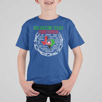 Juneteenth Galveston Texas T Shirt For Kid Break The Chain Freedom Since 1865
