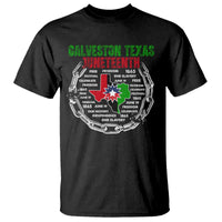 Juneteenth Galveston Texas T Shirt Break The Chain Freedom Since 1865