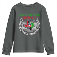 Juneteenth Galveston Texas Youth Sweatshirt Break The Chain Freedom Since 1865