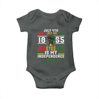 July 4th Didn't Set Me Free 1865 Juneteenth Is My Independence Day Baby Onesie