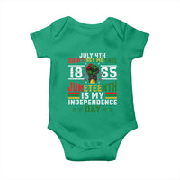 July 4th Didn't Set Me Free 1865 Juneteenth Is My Independence Day Baby Onesie
