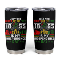 July 4th Didn't Set Me Free 1865 Juneteenth Is My Independence Day Tumbler Cup