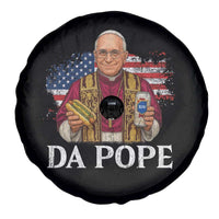 Funny Da Pope America Chicago Leo XIV Spare Tire Cover Hotdog And Beer