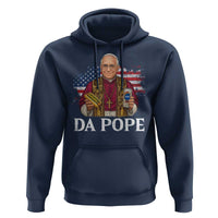 Funny Da Pope America Chicago Leo XIV Hoodie Hotdog And Beer