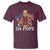 Funny Da Pope America Chicago Leo XIV T Shirt Hotdog And Beer