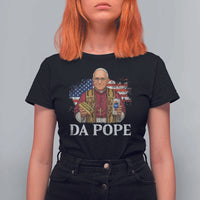 Funny Da Pope America Chicago Leo XIV T Shirt For Women Hotdog And Beer