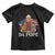 Funny Da Pope America Chicago Leo XIV Toddler T Shirt Hotdog And Beer
