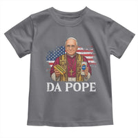 Funny Da Pope America Chicago Leo XIV Toddler T Shirt Hotdog And Beer