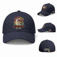 Fatherhood Is A Walk In The Park Dinosaur Dad Baseball Cap