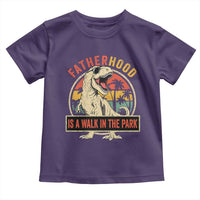 Fatherhood Is A Walk In The Park Dinosaur Dad Toddler T Shirt