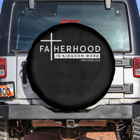 Fatherhood Is Kingdom Work Spare Tire Cover Christian Dad