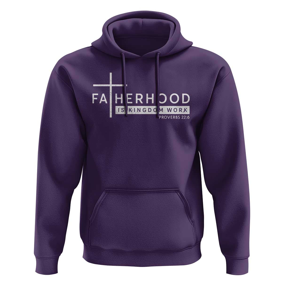 Fatherhood Is Kingdom Work Hoodie Christian Dad