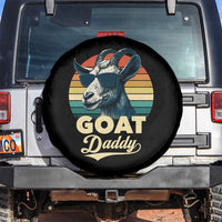 Goat Daddy Spare Tire Cover Funny Goat Father Retro Vintage