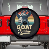 Goat Daddy Spare Tire Cover Funny Goat Father Retro Vintage