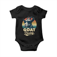 Goat Daddy Baby Onesie Funny Goat Father Retro Vintage