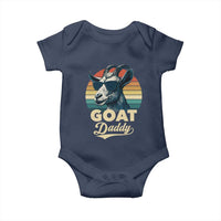 Goat Daddy Baby Onesie Funny Goat Father Retro Vintage