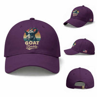 Goat Daddy Baseball Cap Funny Goat Father Retro Vintage
