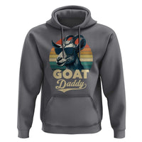 Goat Daddy Hoodie Funny Goat Father Retro Vintage