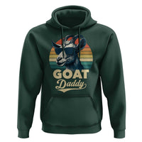 Goat Daddy Hoodie Funny Goat Father Retro Vintage