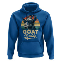 Goat Daddy Hoodie Funny Goat Father Retro Vintage
