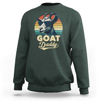 Goat Daddy Sweatshirt Funny Goat Father Retro Vintage