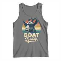 Goat Daddy Tank Top Funny Goat Father Retro Vintage
