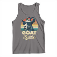 Goat Daddy Tank Top Funny Goat Father Retro Vintage