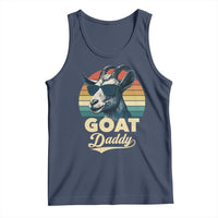 Goat Daddy Tank Top Funny Goat Father Retro Vintage
